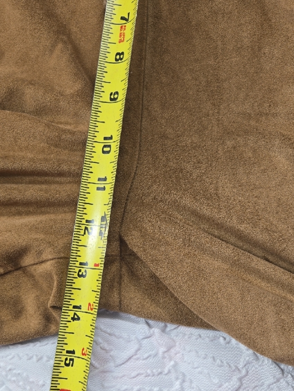 Casual Corner Women's Velour Drawstring Trousers in Camel Brown - Picture 5 of 7